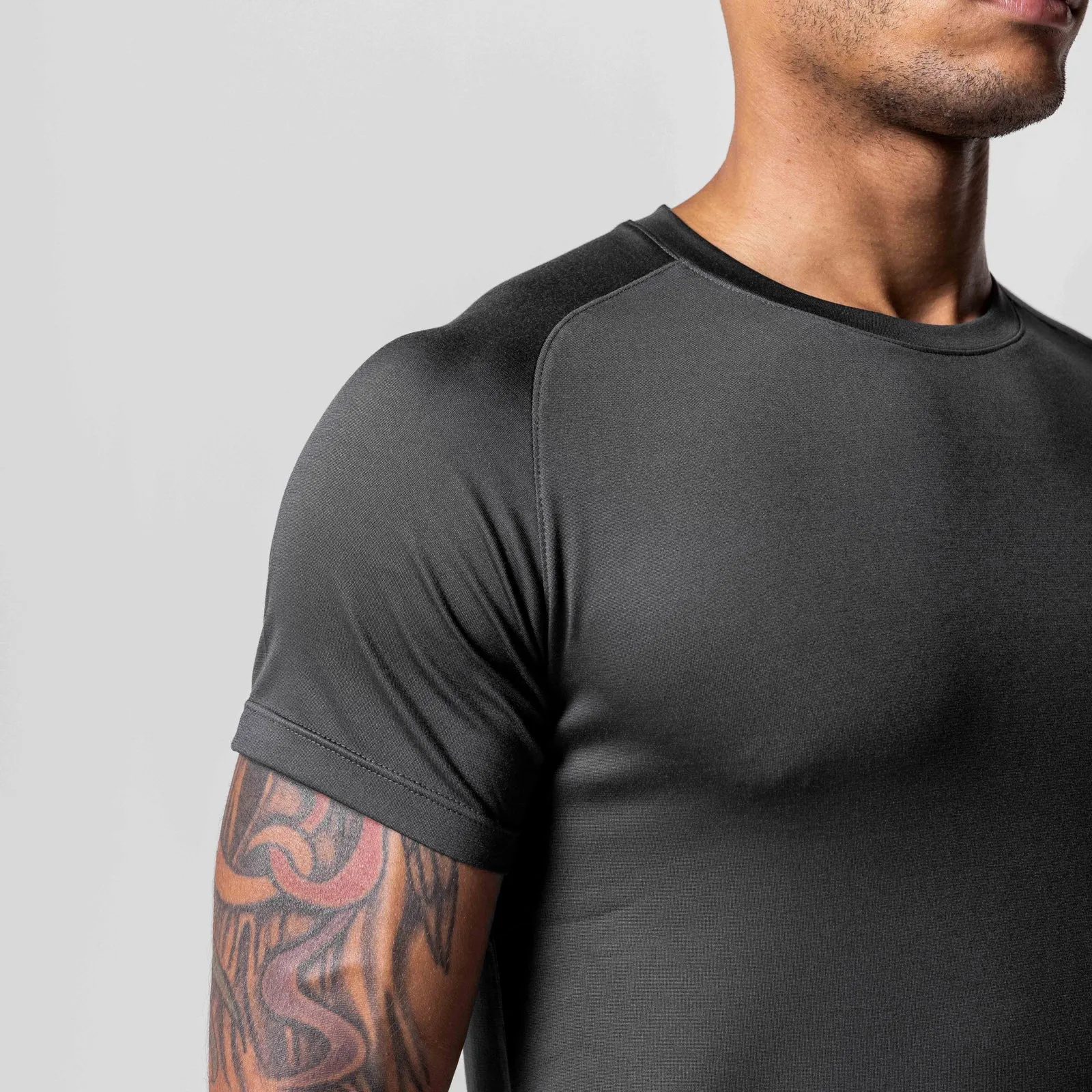 0637. Core Established Tee - Space Grey