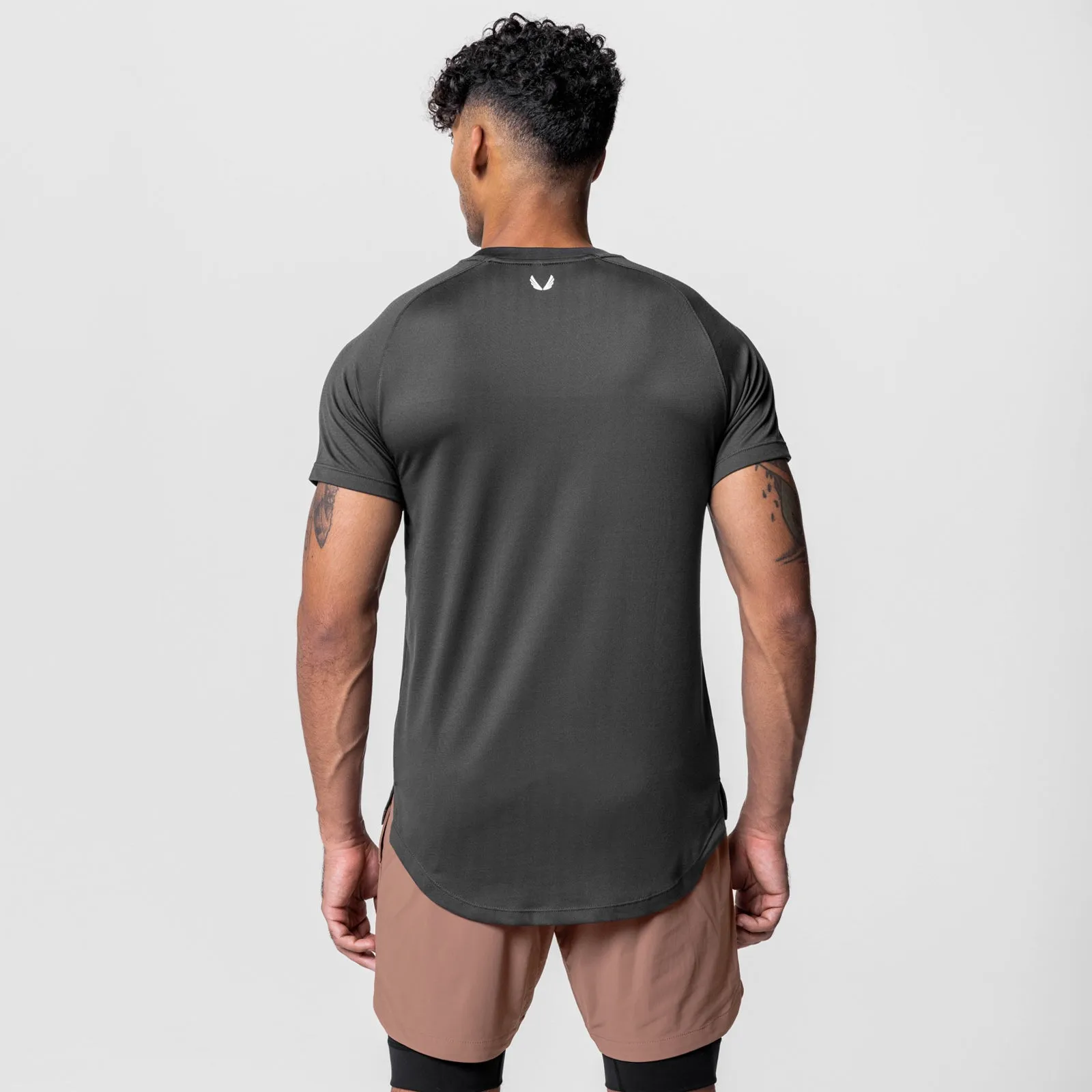 0637. Core Established Tee - Space Grey