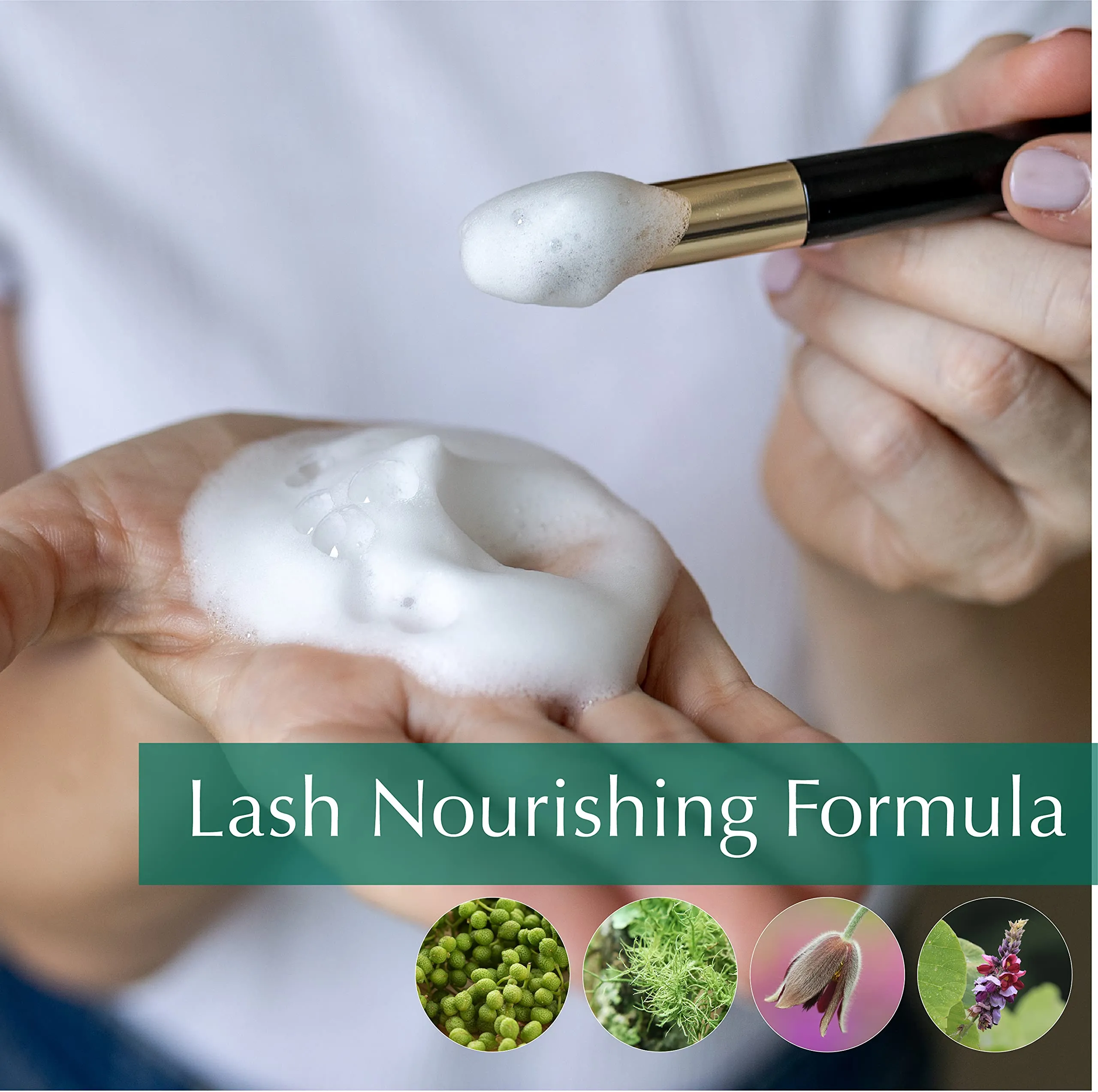 100ml BL Lash Shampoo for Eyelash Extensions – Gentle Lash Foam with Neutral pH Removes Dirt and Nourishes Eyelashes to Promote Growth and Stronger Longer Retention – Include Lash Cleansing Brush (100ml) 3.38 Fl Oz (Pack of 1)