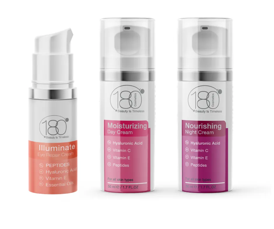 180 Total Creams Kit - 3 Full-Size Products
