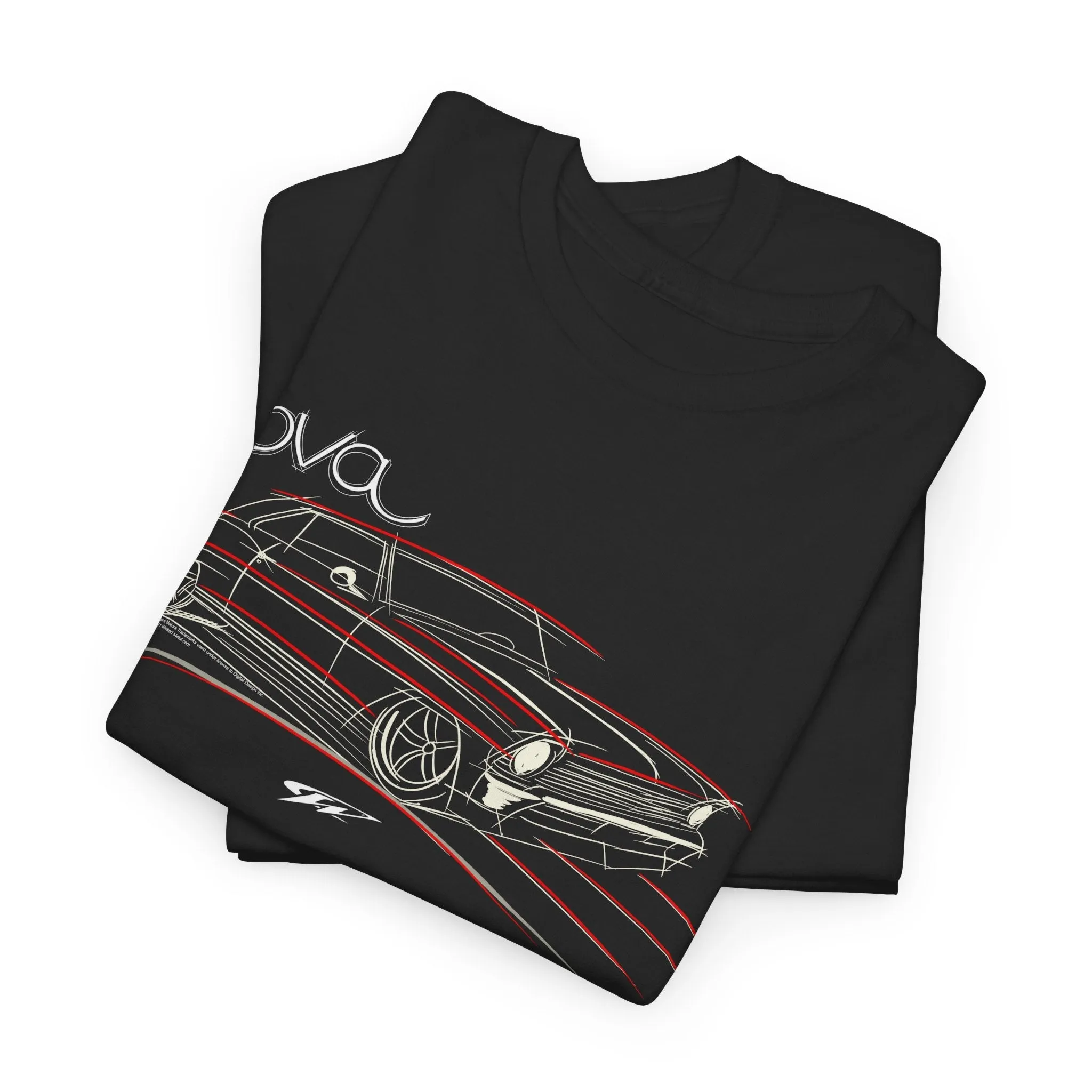 1966 Chevy Nova Stylized - Nova T-Shirt - Chevy Nova t-Shirt