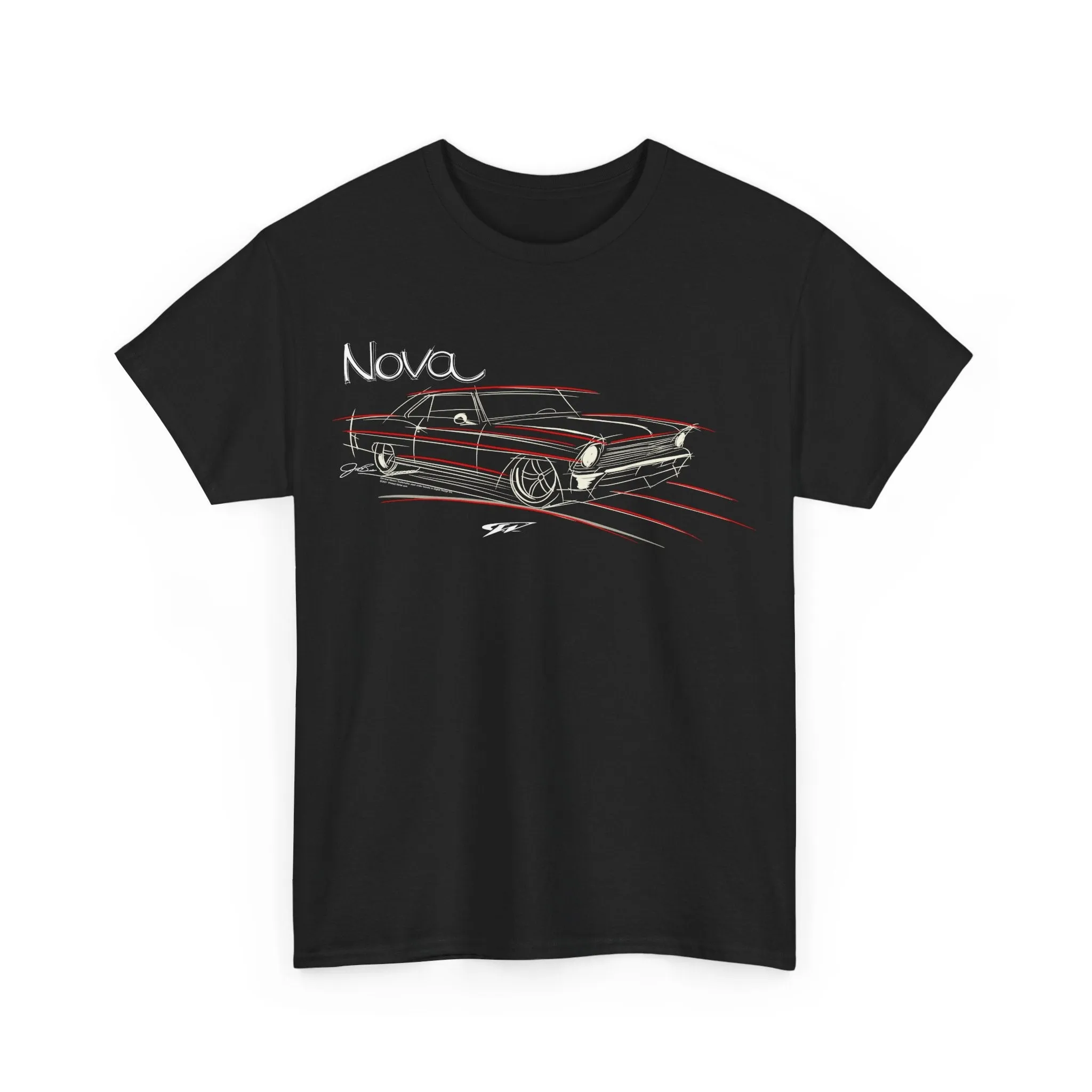 1966 Chevy Nova Stylized - Nova T-Shirt - Chevy Nova t-Shirt