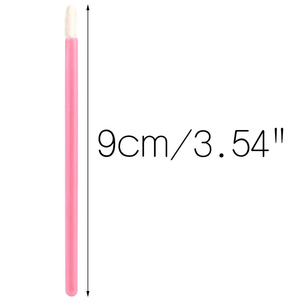 200PCS Pink Lip Gloss Applicators,Disposable Lip Brushes Lipstick Gloss Wands Applicator Perfect Makeup Tool Kits