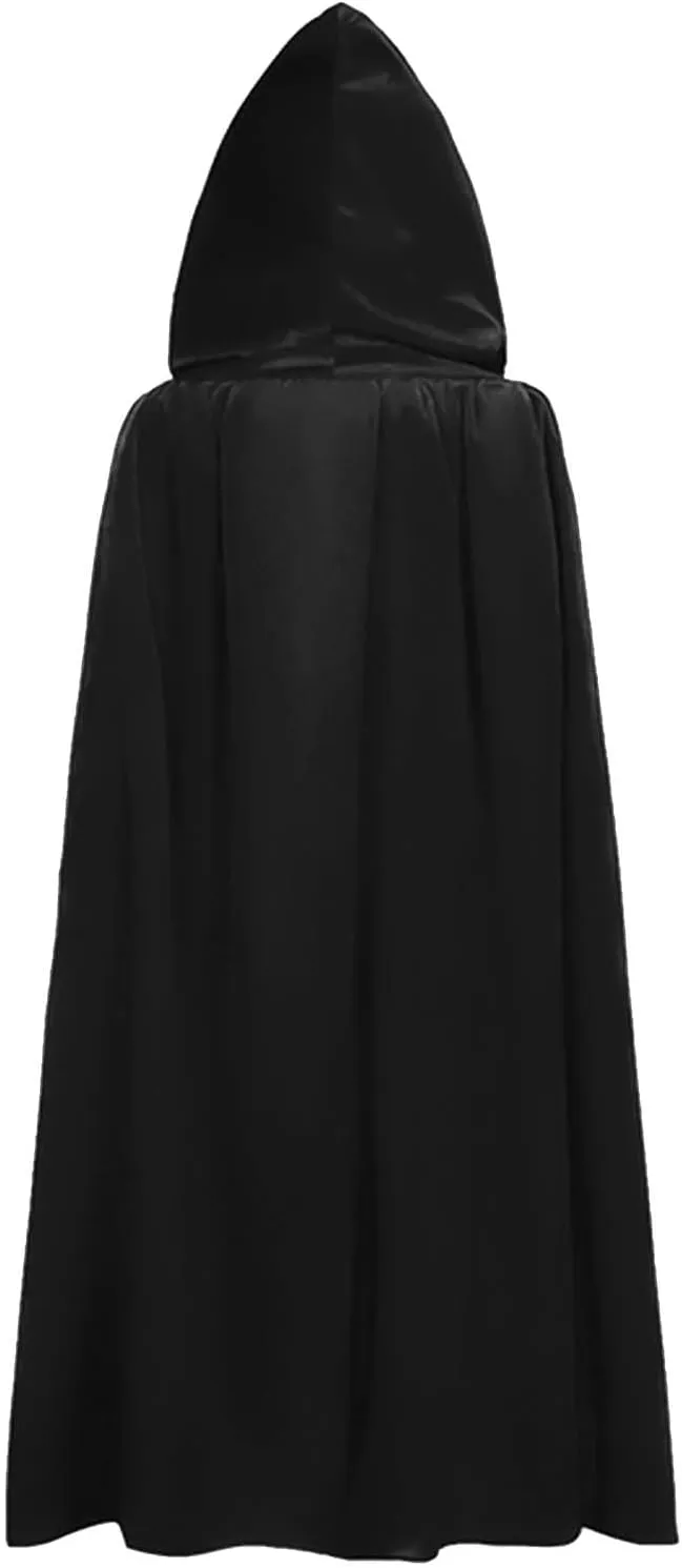 2023 Fall Fashion Windproof Hooded Open Front Cardigan, Women Long Poncho Cape Coat Winter Cloak Trench Outwear Jacket