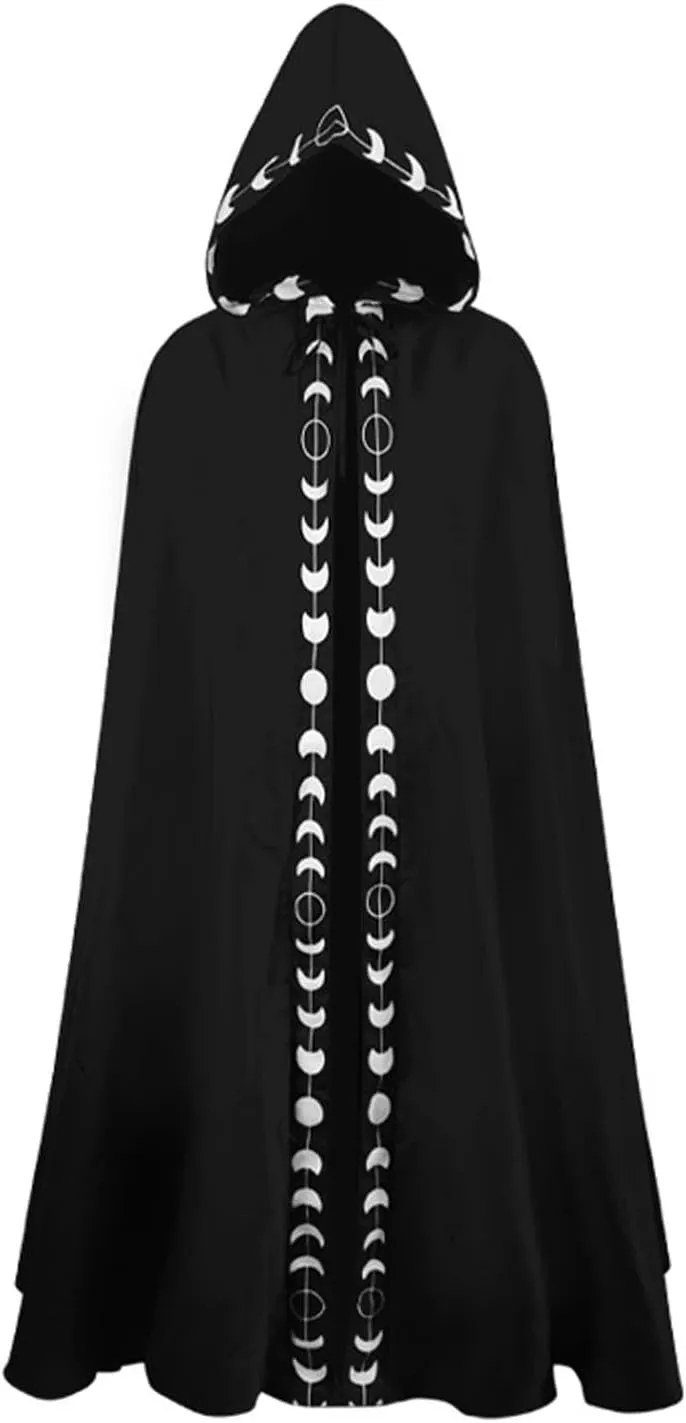 2023 Fall Fashion Windproof Hooded Open Front Cardigan, Women Long Poncho Cape Coat Winter Cloak Trench Outwear Jacket