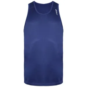 2XU BSR Active Singlet Mens Navy Blue Top