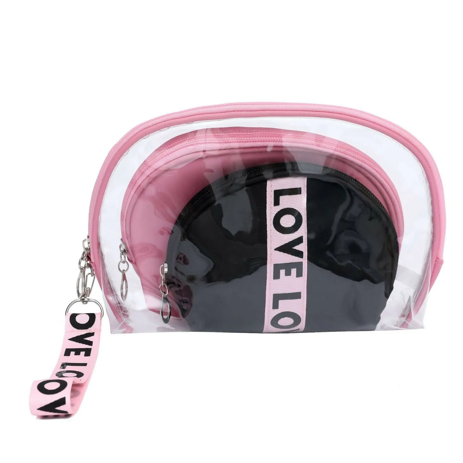 3Pcs Waterproof Portable Makeup Organizer Bag-LOVE