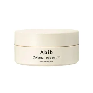 Abib Collagen Eye Patch Jericho Rose Jelly (60 Patches) Vegan Collagen, Transparent Hydrogel Under Eye Mask for Sensitive Plumper Skin