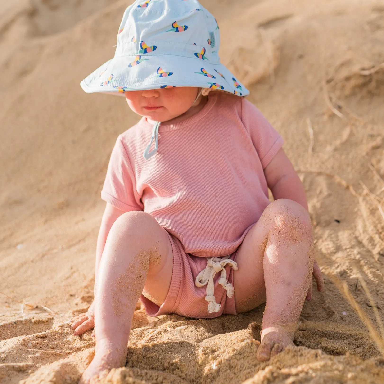 Acorn Kids: Lorikeet Bucket Hat Mint