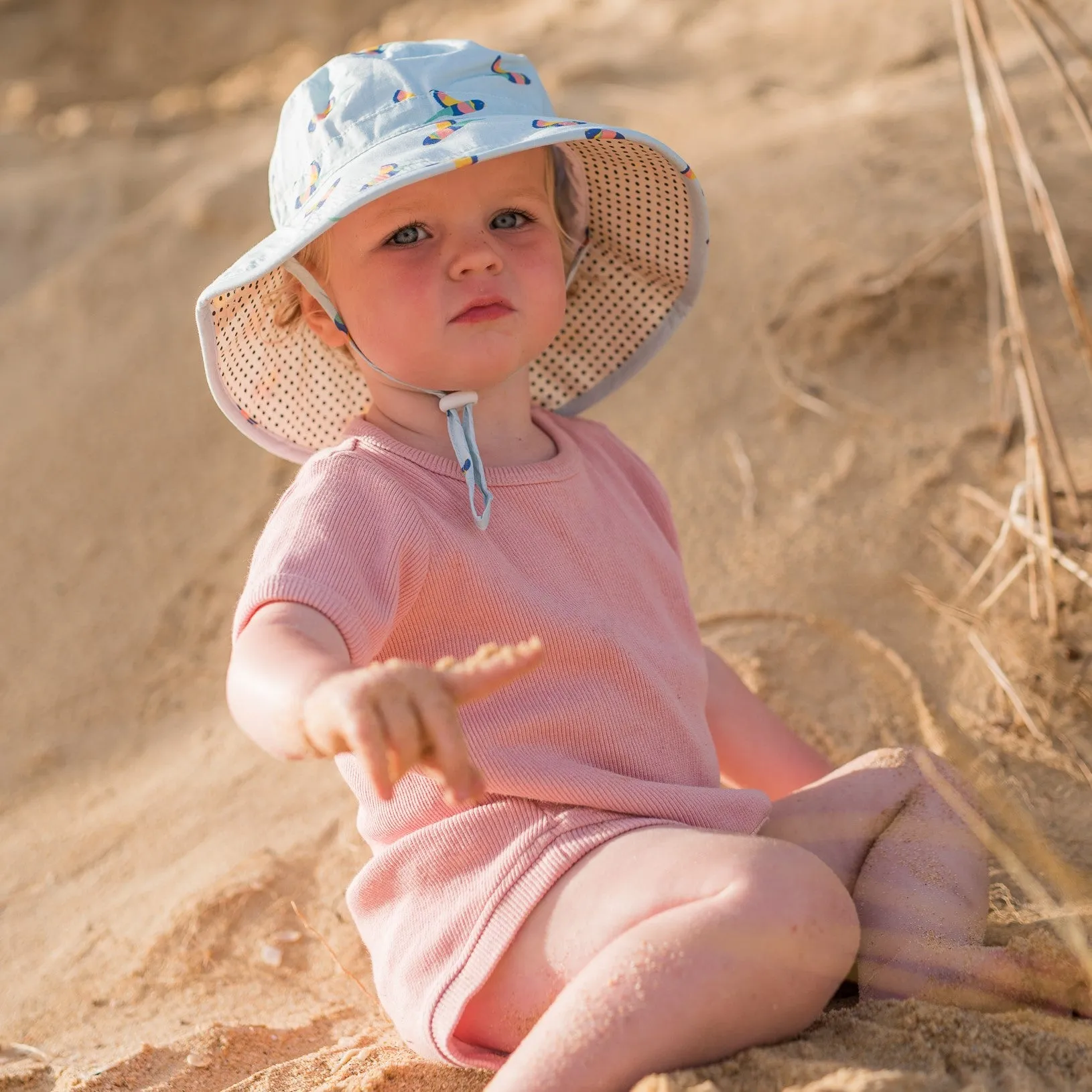 Acorn Kids: Lorikeet Bucket Hat Mint