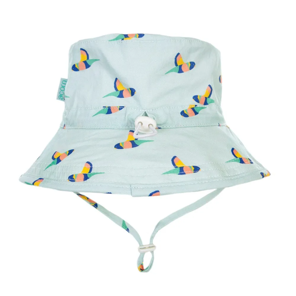 Acorn Kids: Lorikeet Bucket Hat Mint