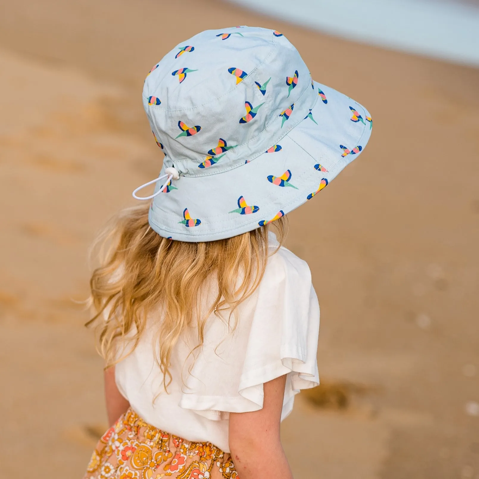 Acorn Kids: Lorikeet Bucket Hat Mint