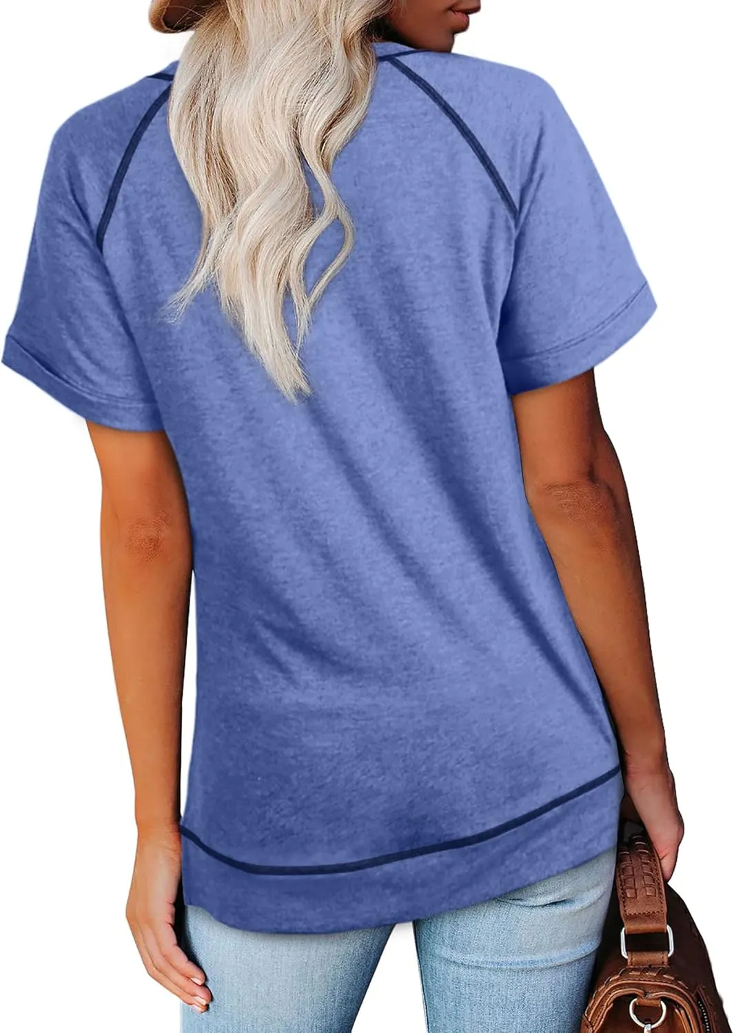 Aokosor Summer Tops for Women Casual 2025 Loose Fitting Outfits Workout