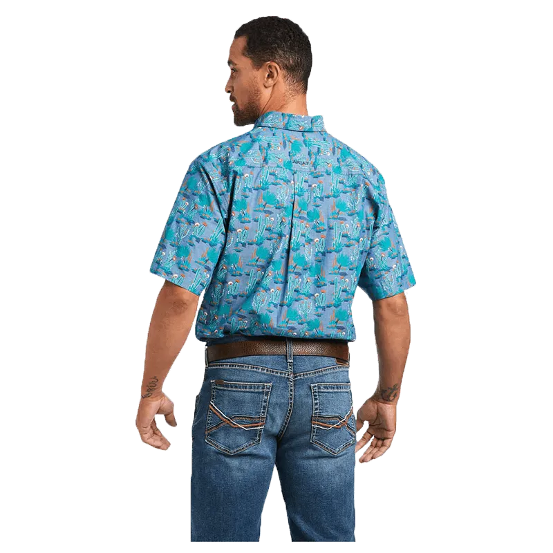 Ariat Men's Daxton Classic Mint Short Sleeve Button Down Shirt