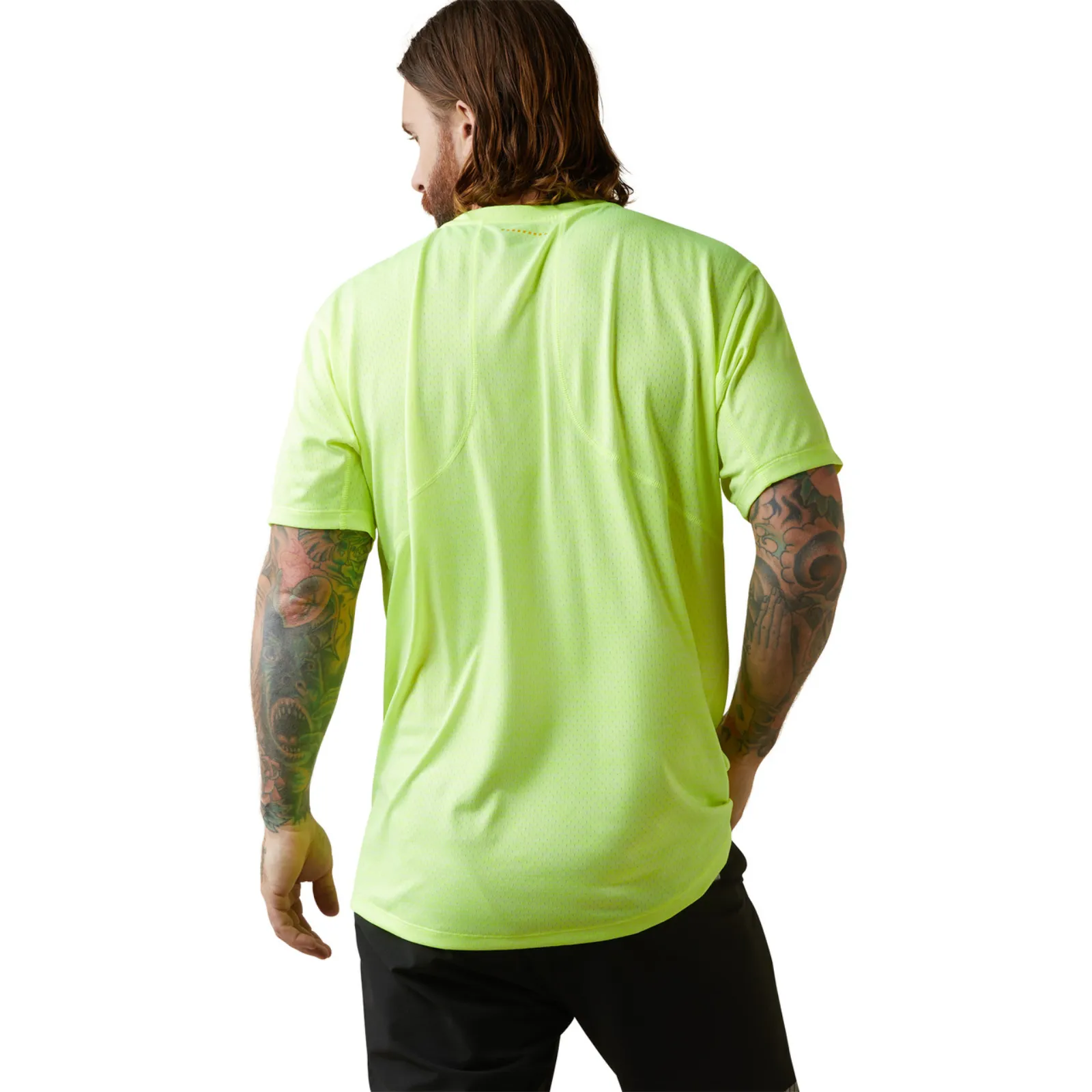 Ariat® Men's Rebar Evolution Athletic Fit Safety Yellow T-Shirt 10043326