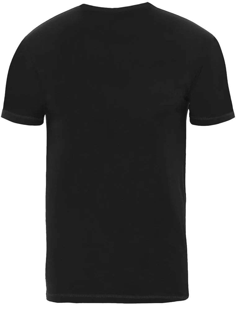 ArkhamL Crew Neck T-Shirt with Chest Pocket in Black