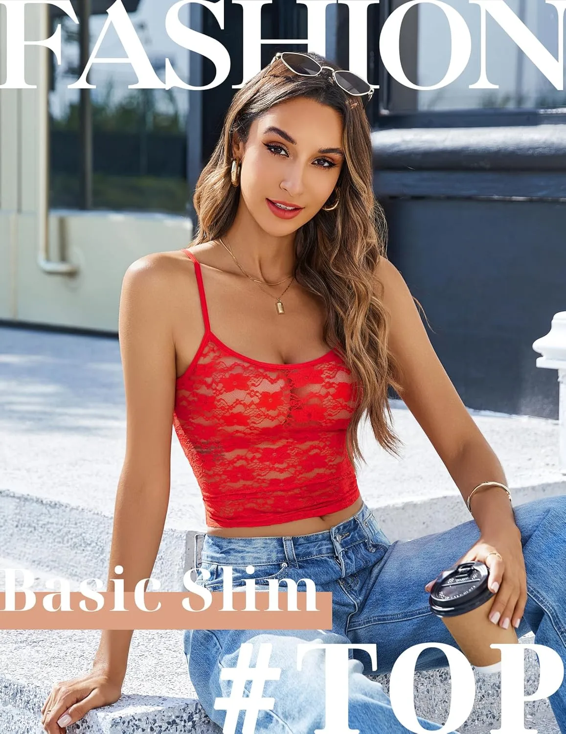 Avidlove Bralettes for Women Lace Spaghetti Strap Camisole Y2k Crop Tops Going Out Tank Tops