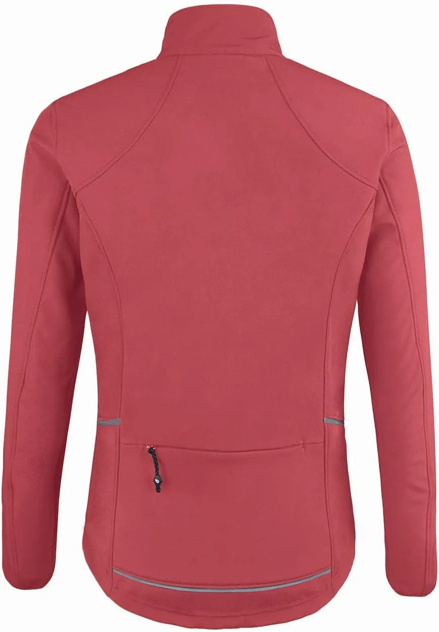 baleaf Women's Cycling Jacket Windproof Thermal Winter Running Cold Weather Gear Waterproof Softshell Warm