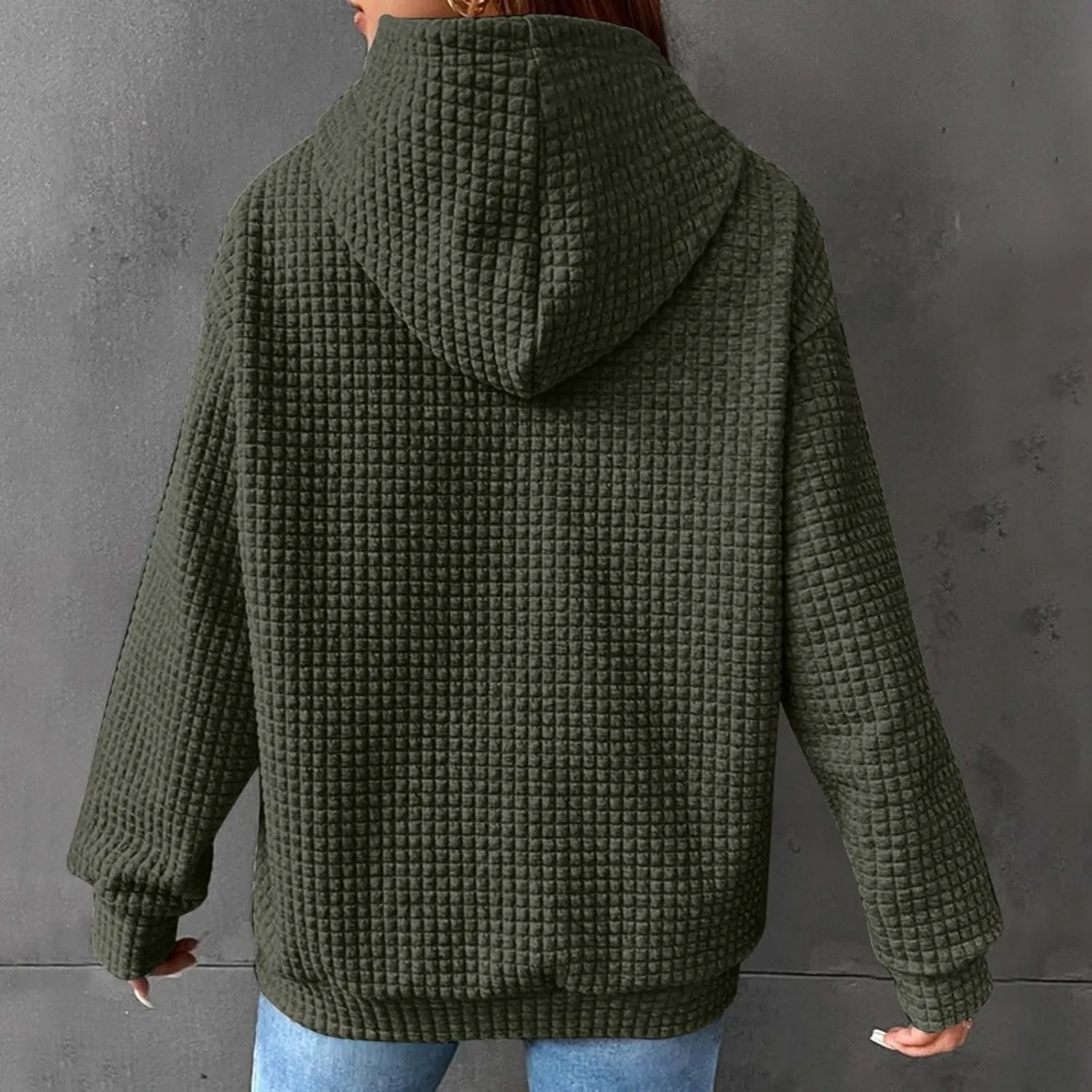 Basysin Oversized Sweatshirt for Women Fall Hoodies Dandelion Daisy Printed Hooded Sweatshirt Casual Pullover with Pockets
