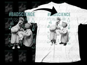 Beaker and Bunsen #BadScience Graphic Png Digital Download