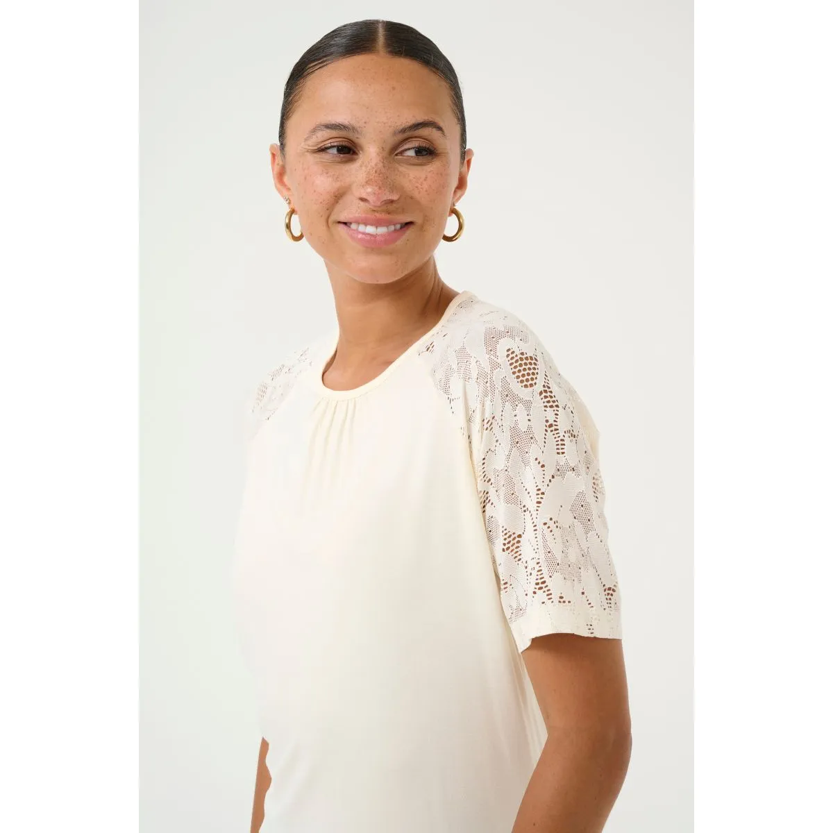 Belia Nicole Blouse Spring Gardenia