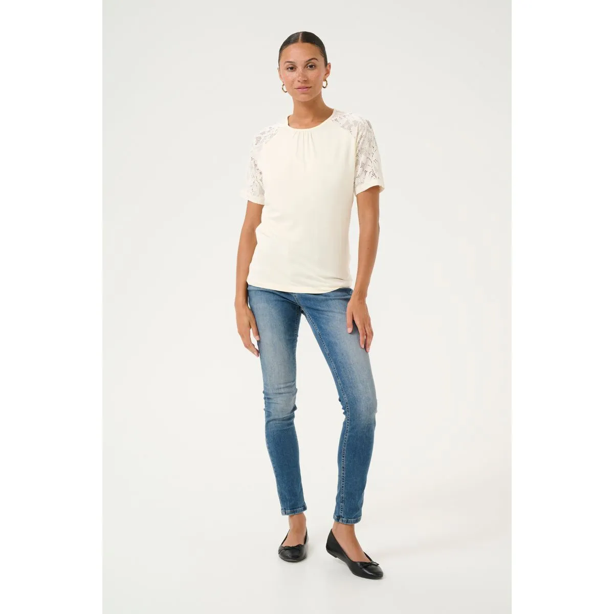 Belia Nicole Blouse Spring Gardenia