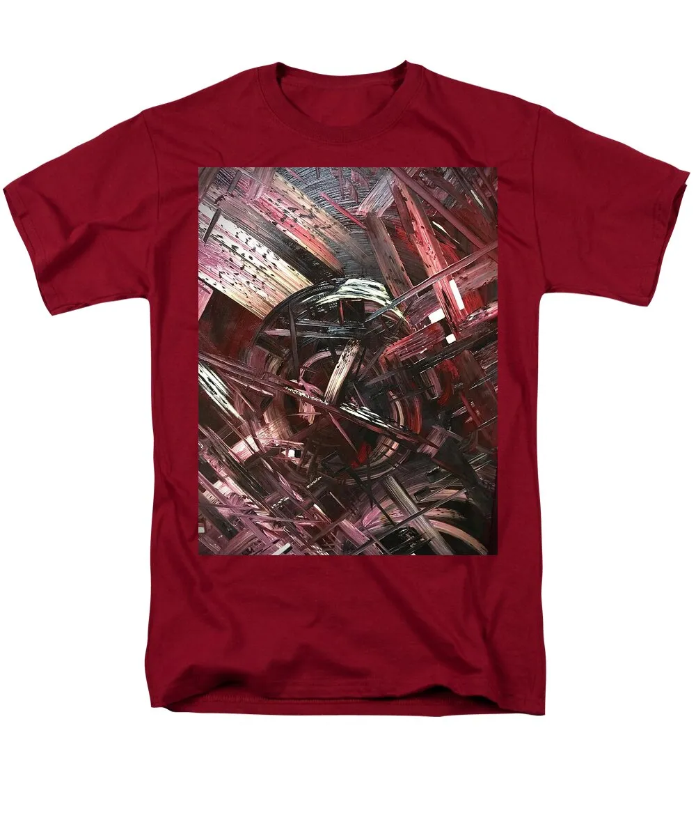 Bergandy Scrape - Men's T-Shirt  (Regular Fit)