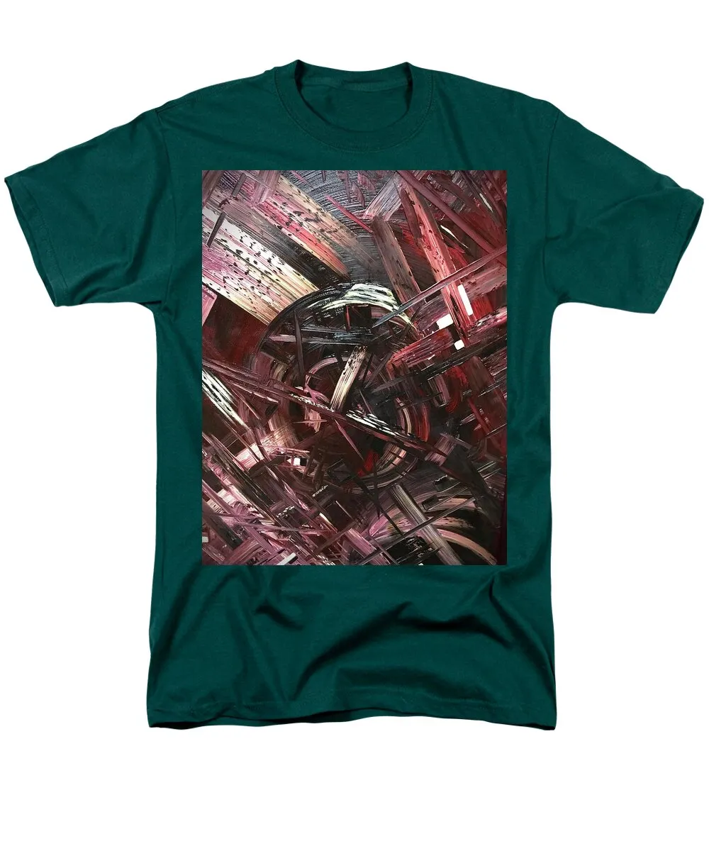 Bergandy Scrape - Men's T-Shirt  (Regular Fit)