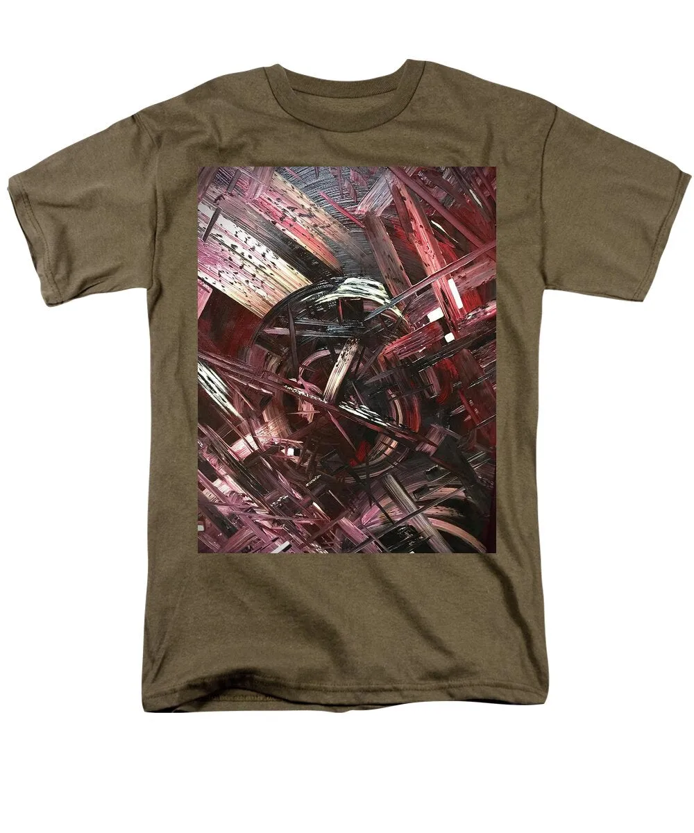 Bergandy Scrape - Men's T-Shirt  (Regular Fit)
