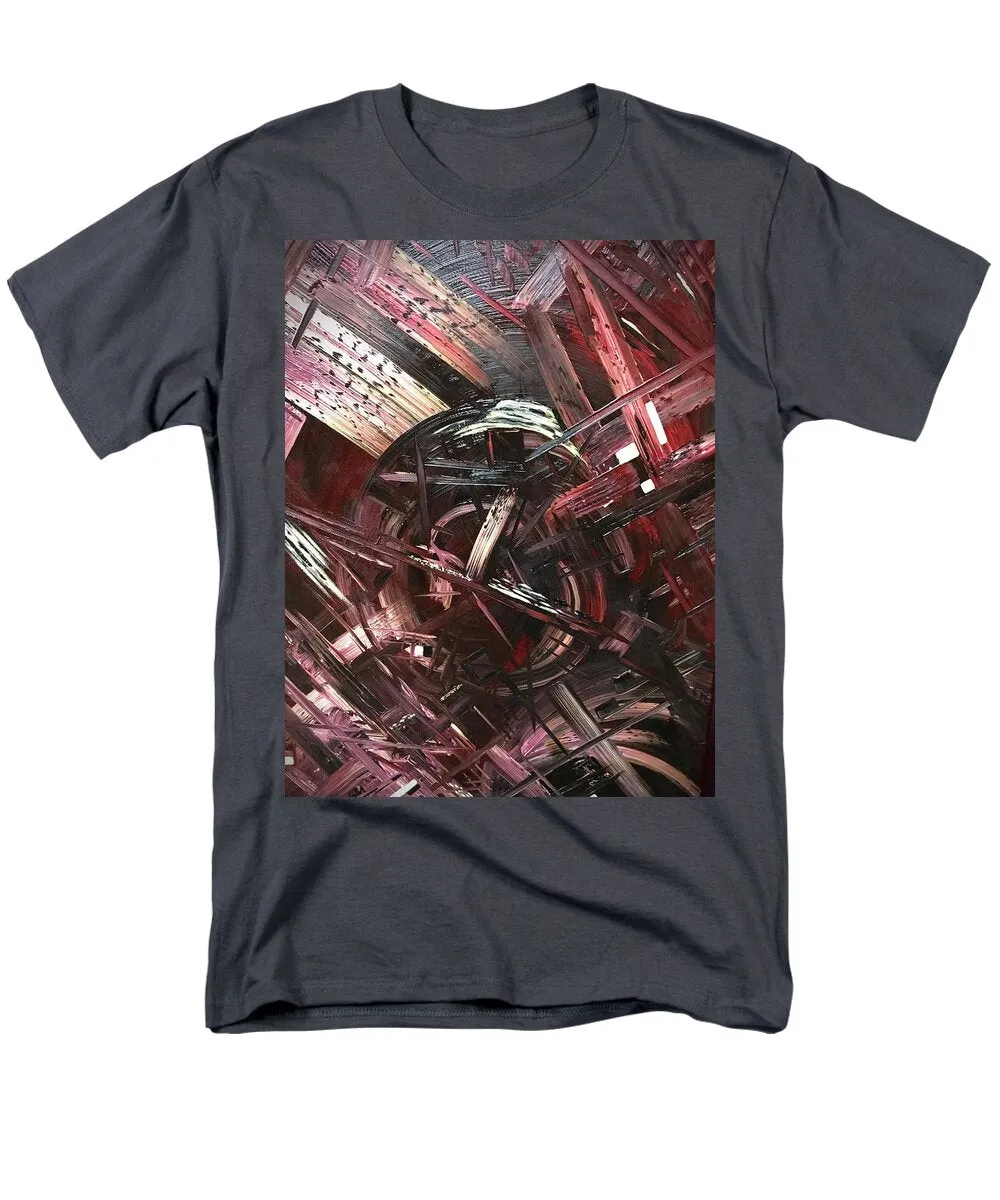 Bergandy Scrape - Men's T-Shirt  (Regular Fit)