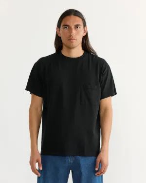 Big Pocket Tee in Black