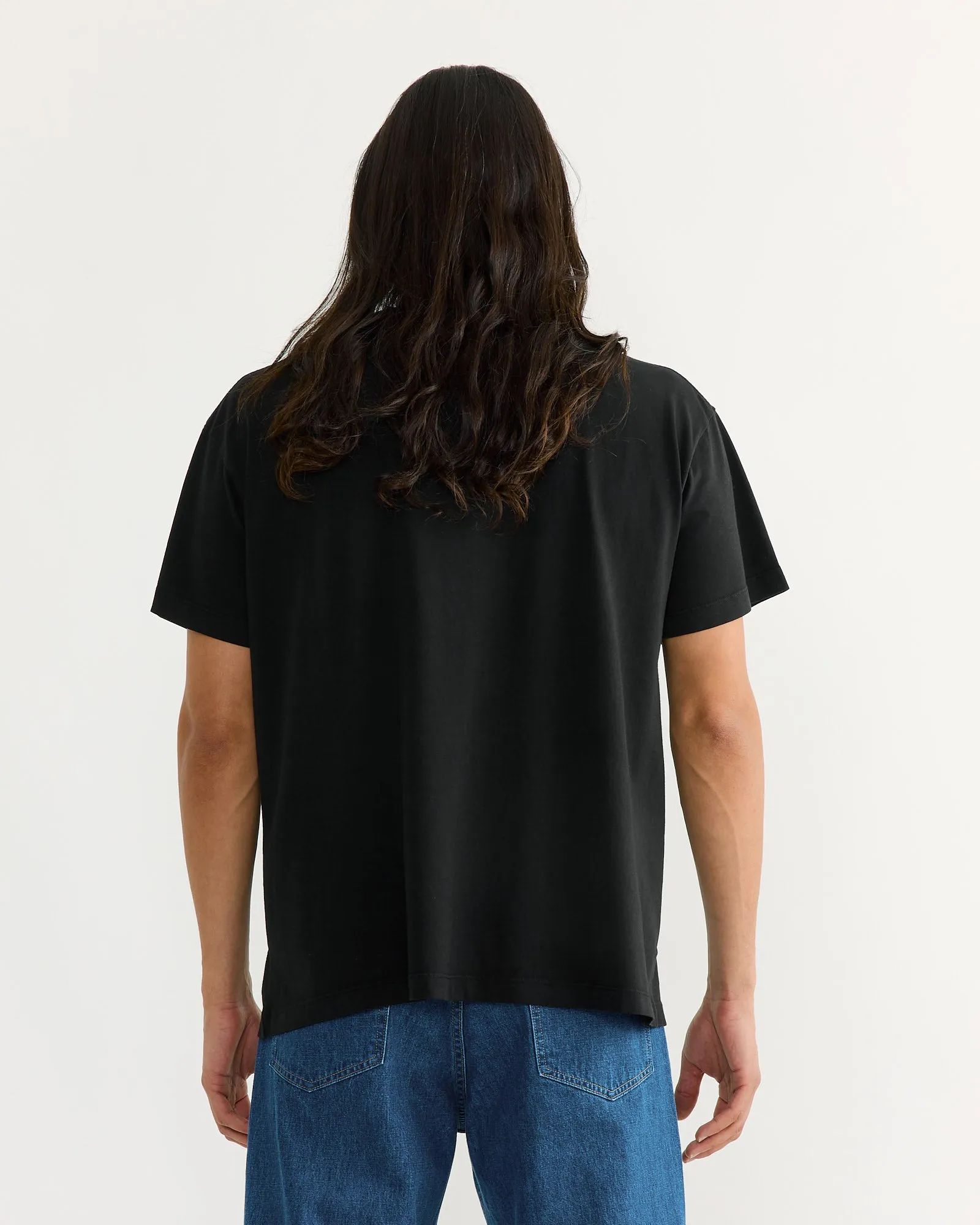 Big Pocket Tee in Black