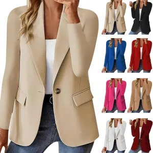 Blazers for Women 2024 Slim Fit Office Blazer Jackets Long Sleeve Open Front Suit Jackets Elegant Business Suits