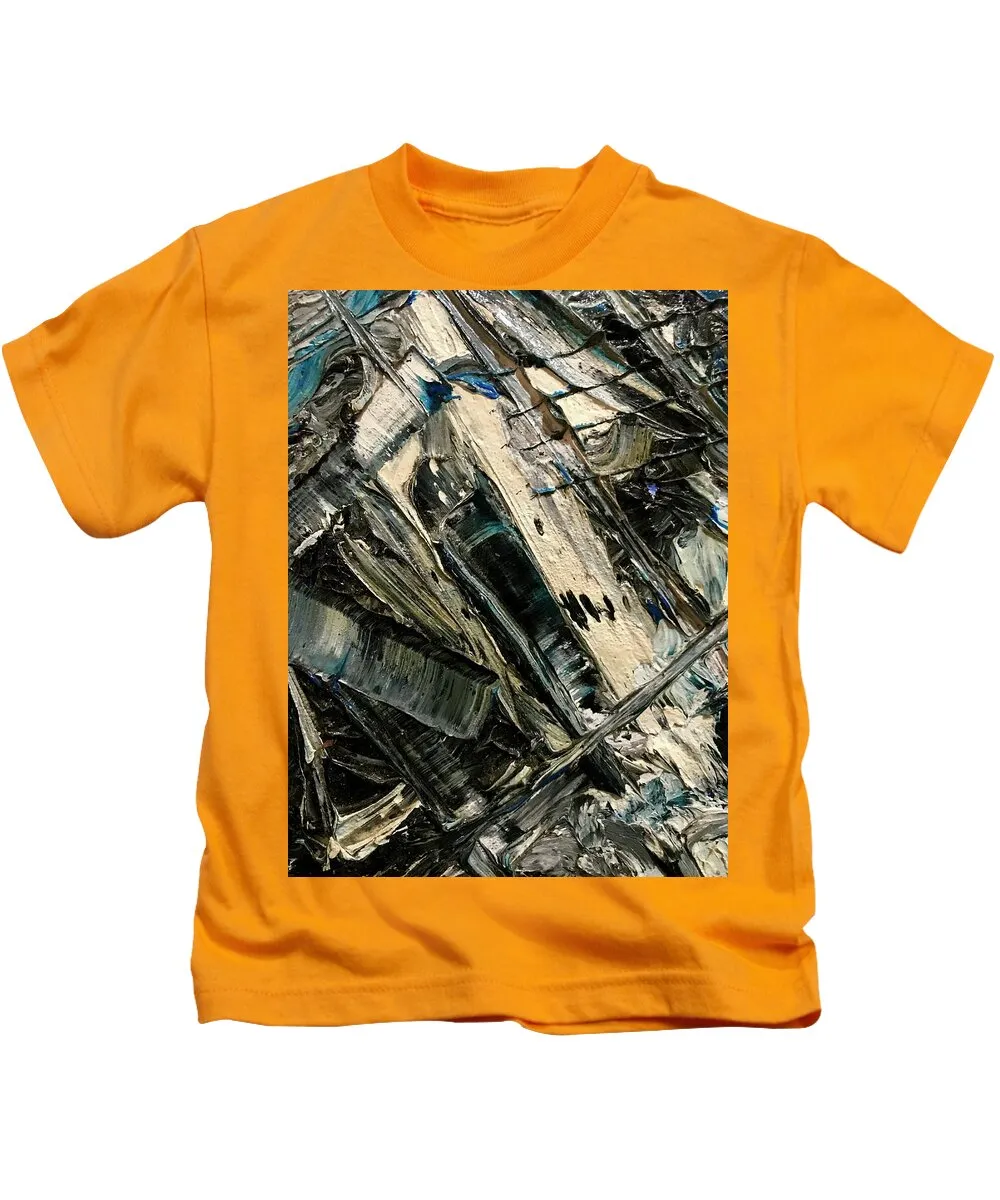 Blue Scrape - Kids T-Shirt