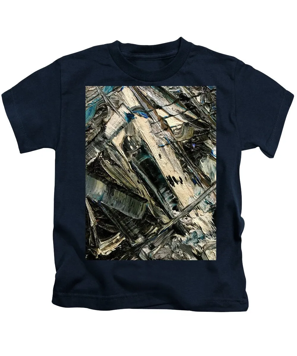 Blue Scrape - Kids T-Shirt