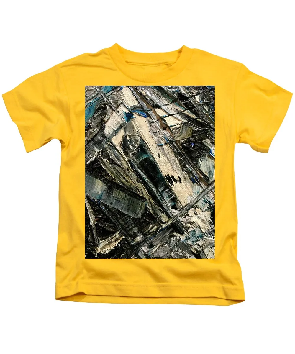Blue Scrape - Kids T-Shirt