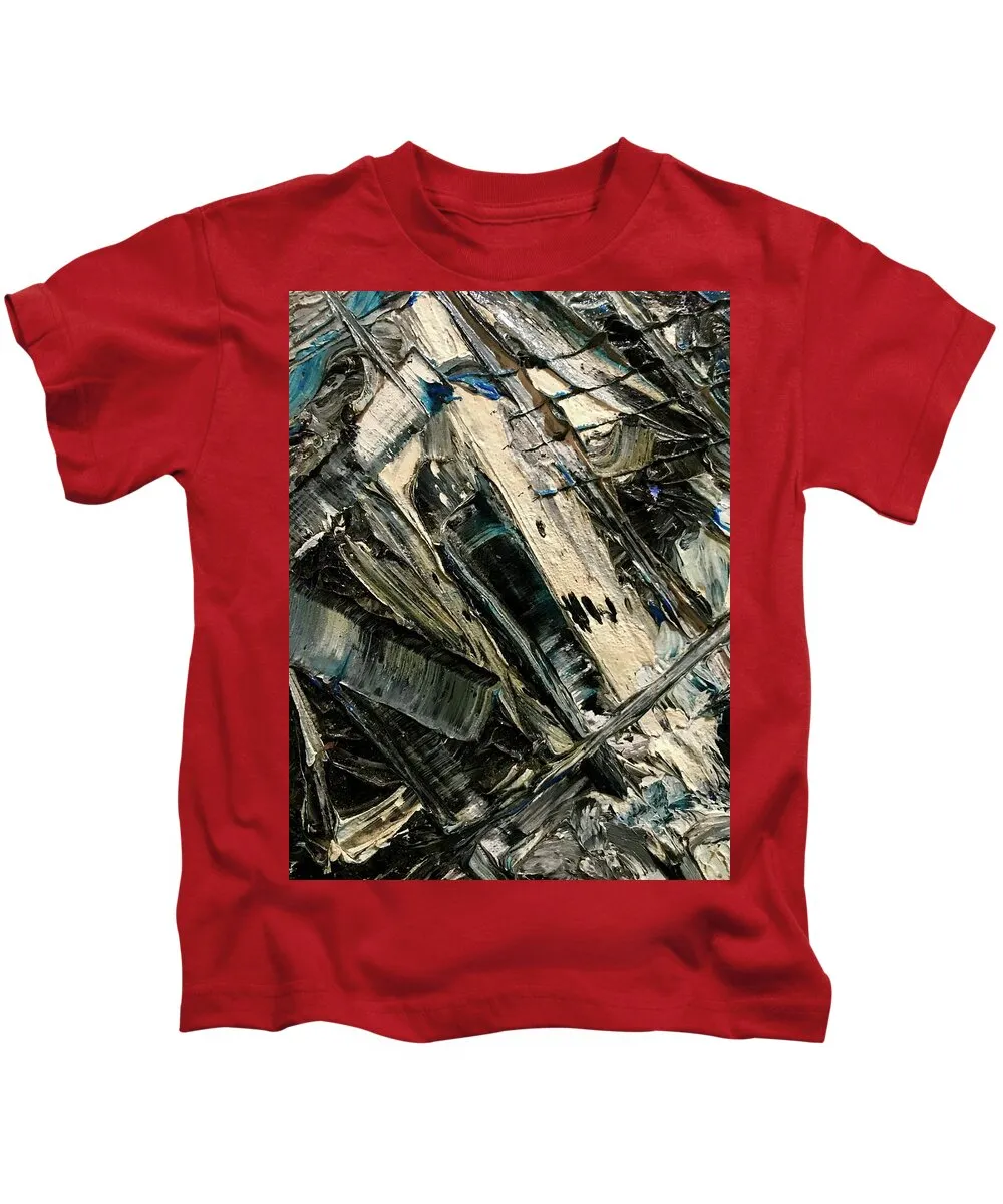 Blue Scrape - Kids T-Shirt