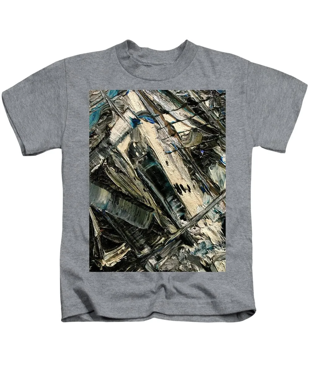 Blue Scrape - Kids T-Shirt