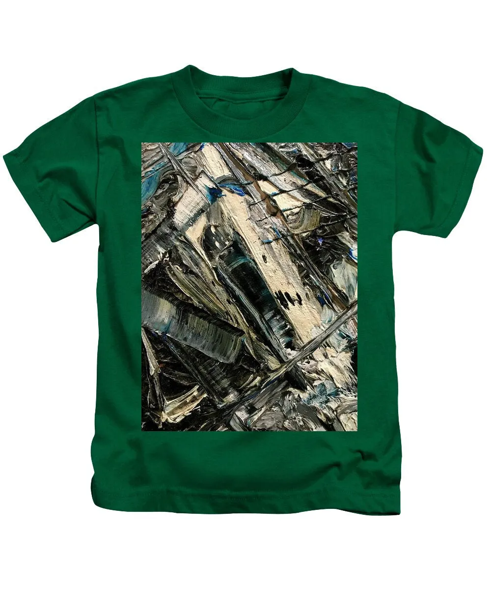 Blue Scrape - Kids T-Shirt