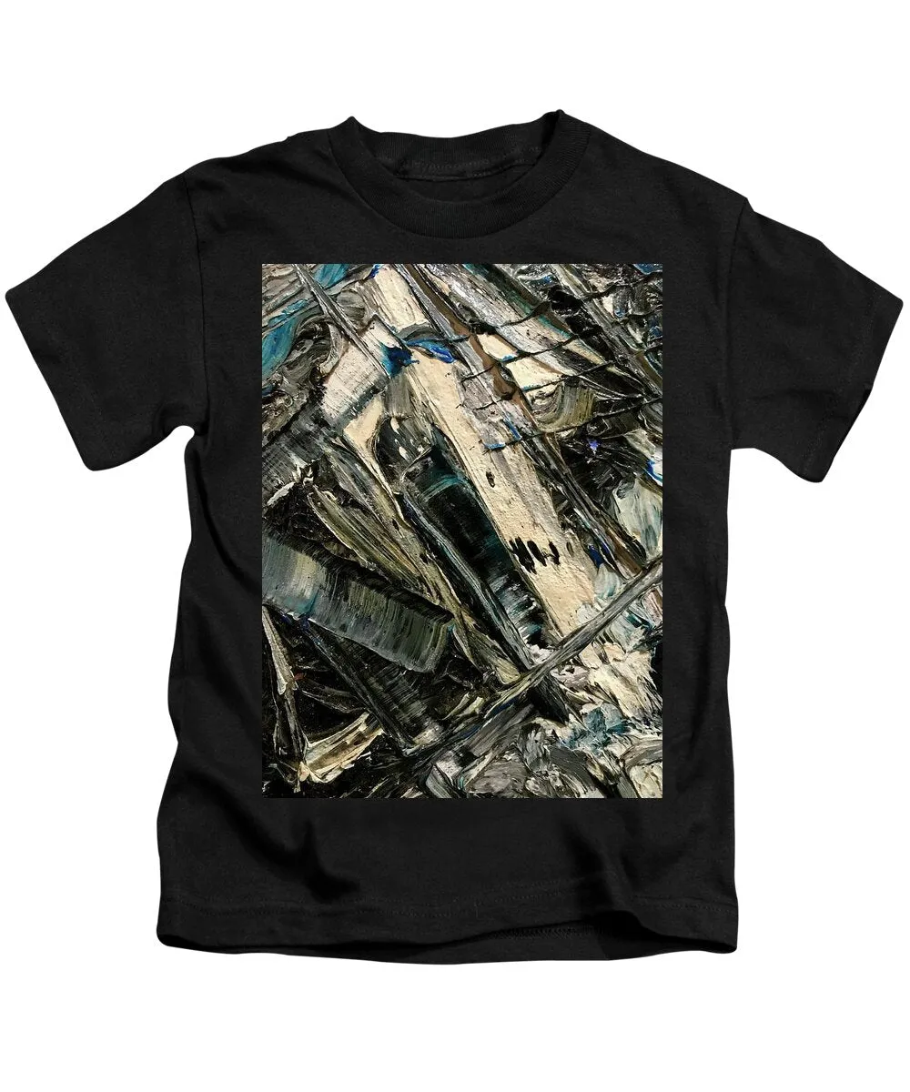 Blue Scrape - Kids T-Shirt