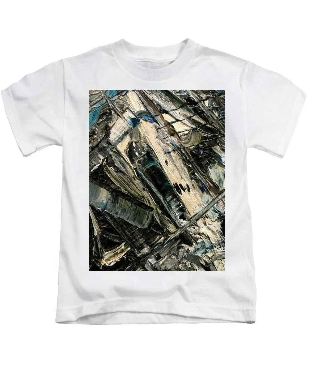 Blue Scrape - Kids T-Shirt