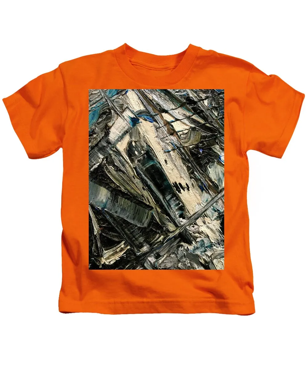 Blue Scrape - Kids T-Shirt