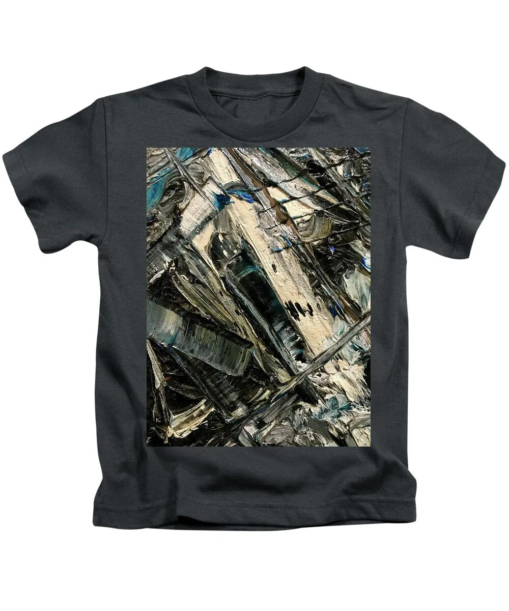 Blue Scrape - Kids T-Shirt