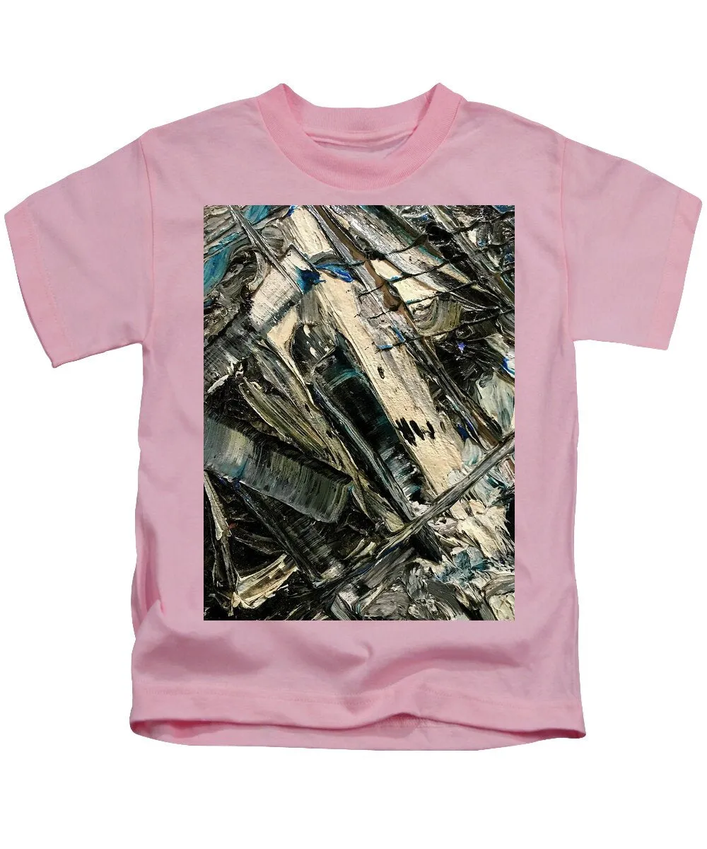 Blue Scrape - Kids T-Shirt