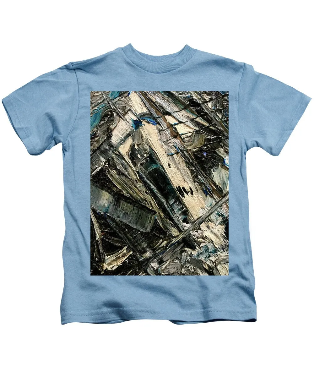 Blue Scrape - Kids T-Shirt