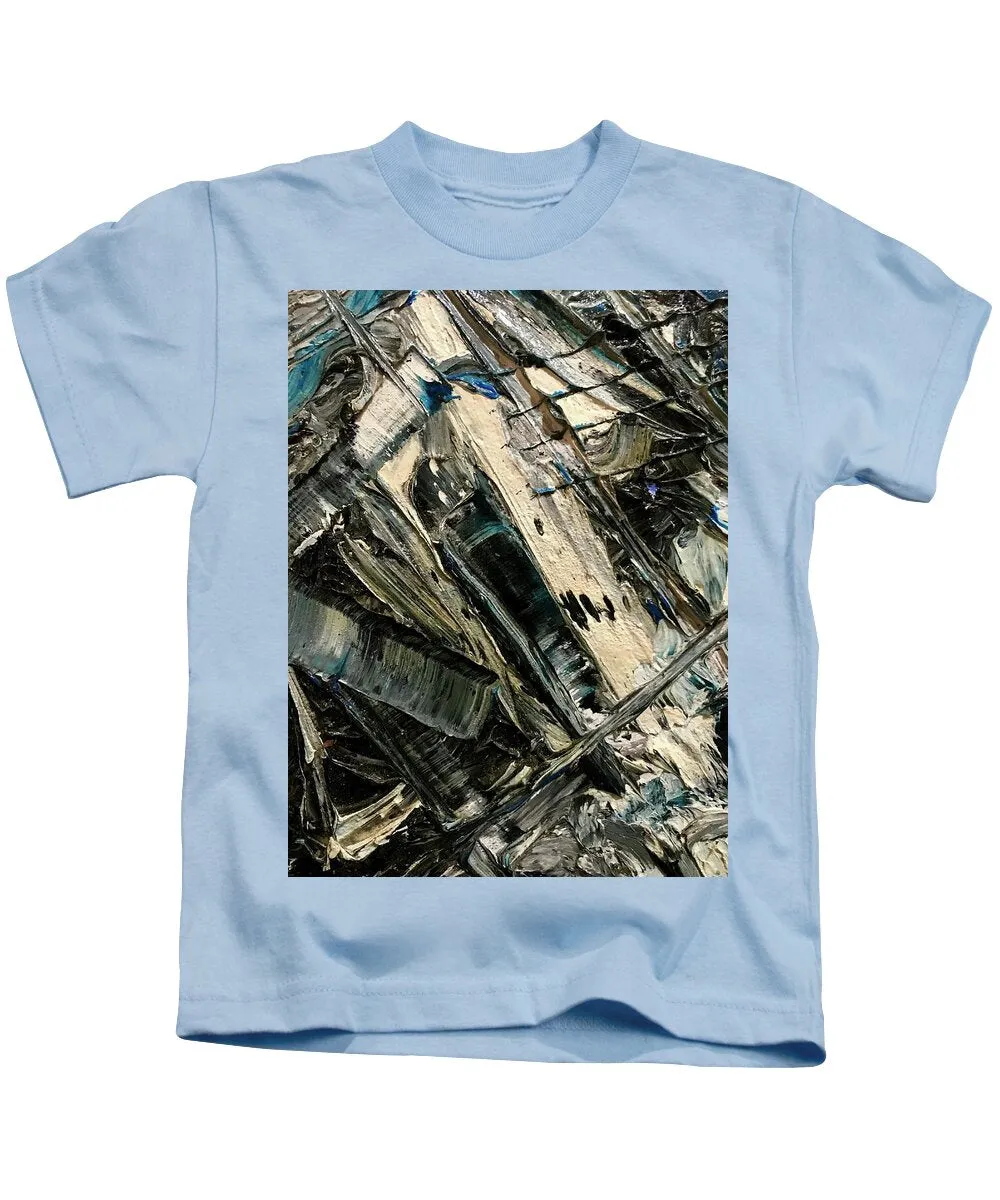 Blue Scrape - Kids T-Shirt