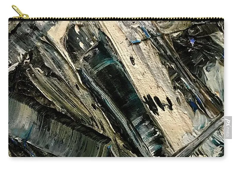 Blue Scrape - Zip Pouch