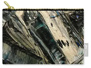 Blue Scrape - Zip Pouch