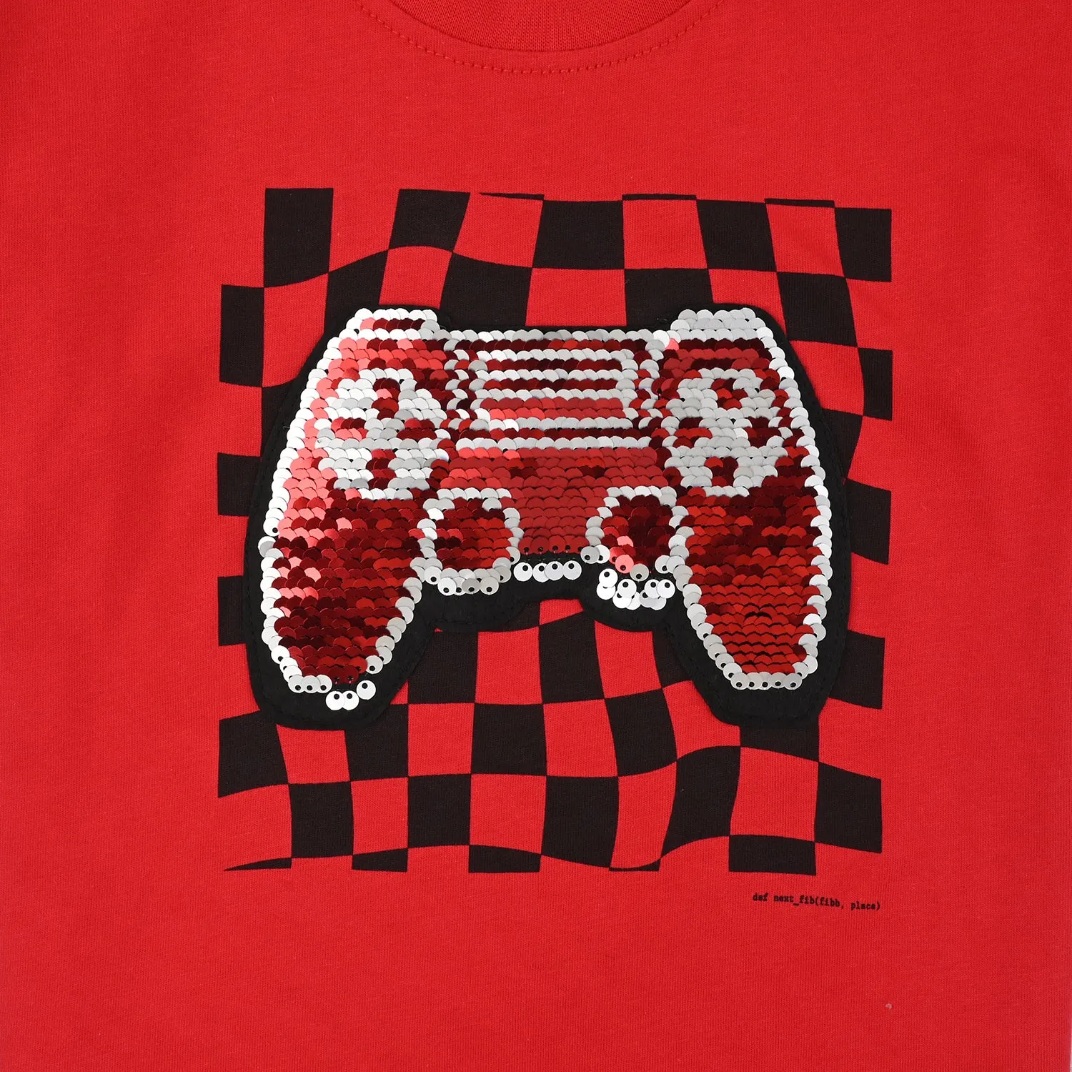 Boys Cotton Jersey T-Shirt H/S Joy Stick-HR.Red