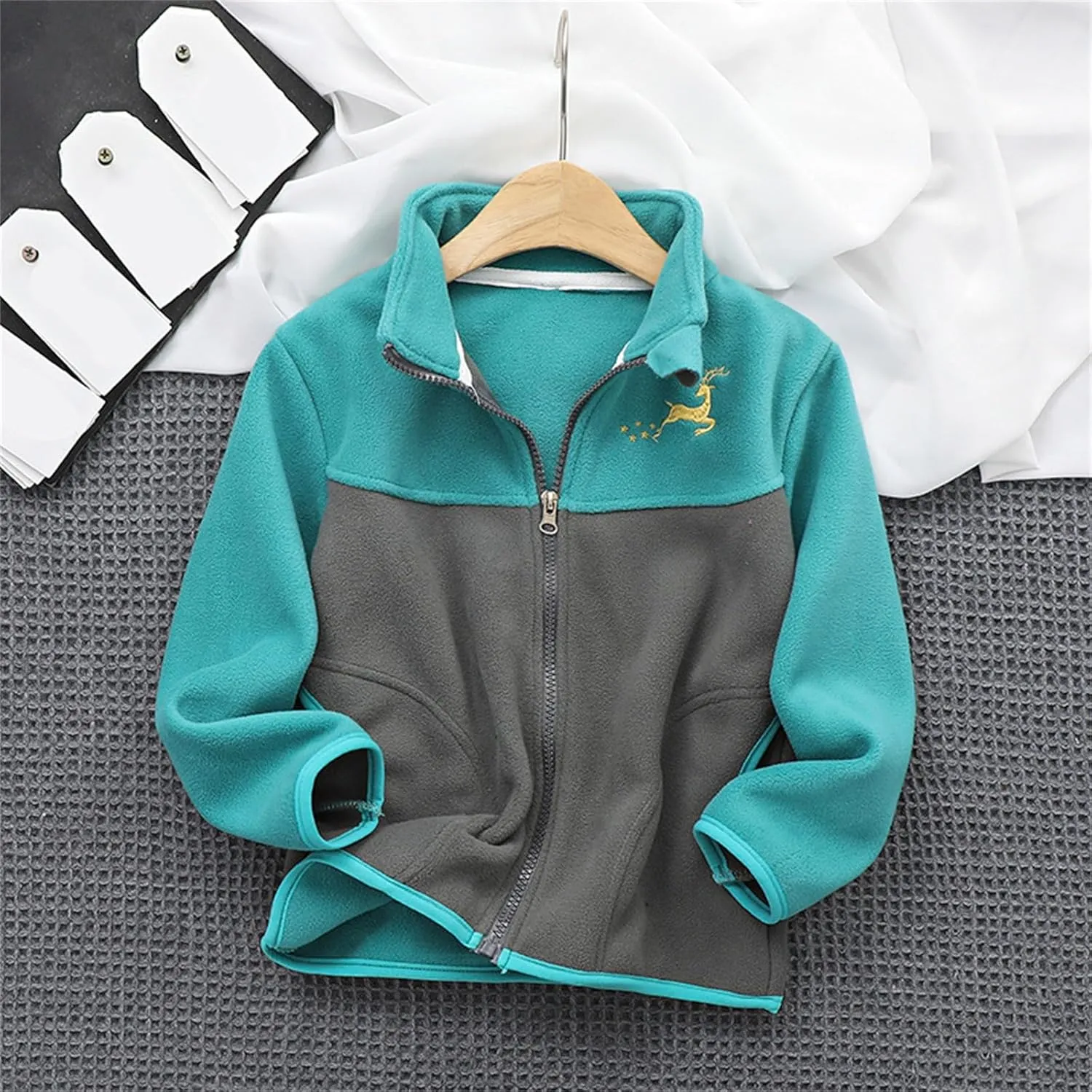 Boys Winter Jackets Coats Kids Boys Thick Cotton Padded Sports Jacket Sweatshirt Fleece 4t Winter Clothes for